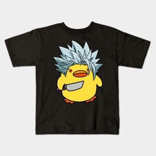 Ban, duck with knife! Kids T-Shirt